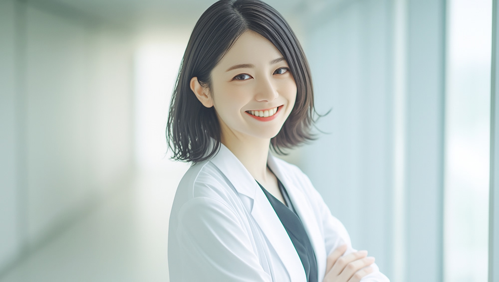 スソワキガについて話をしている女性