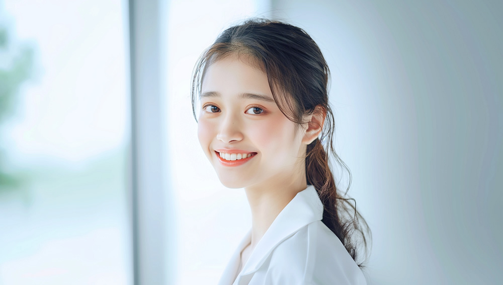 再生医療で肌が綺麗になった女性